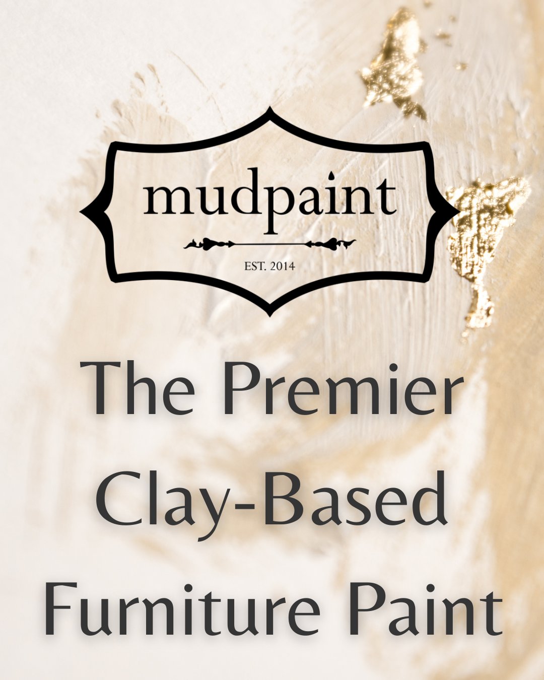 MudPaint Natural Bristle 1 Brush - MudPaint Clay Furniture Paint