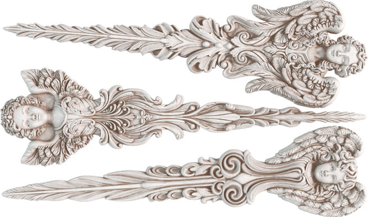 Angelic Tapers 6x10" Decor Mould by Iron Orchid Designs (IOD) *Limited Edition*