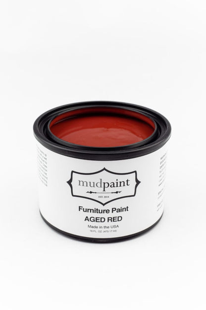 Aged Red Clay Based Paint by MudPaint Vintage Furniture Paint
